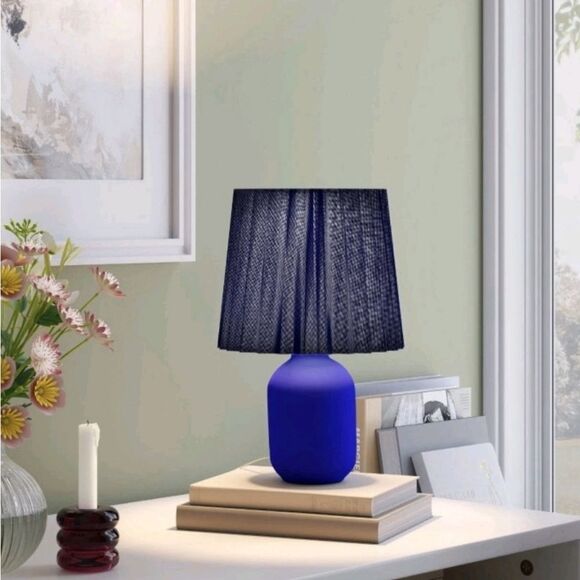 🆕️🛋Mini Lamp Room Essentials - Blue - Picture 3 of 3